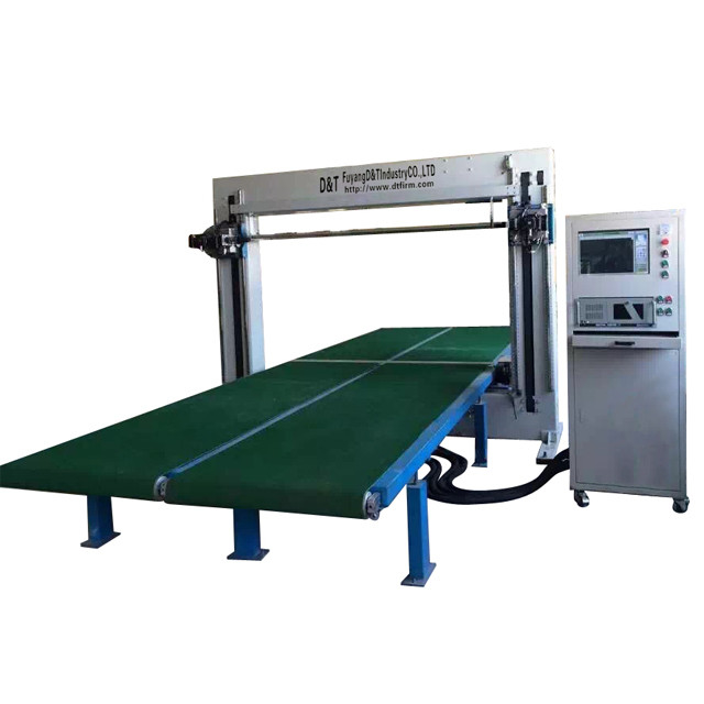 Belt Conveyor Flexible Polyurethane CNC oscillating knife pillow sponge cutting machine to make polyurethane foam