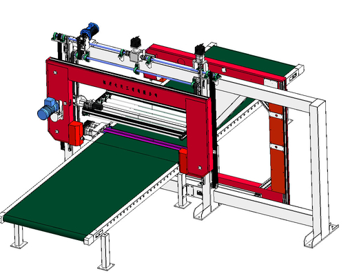 380 فولت 50 هرتز ثنائي الشفرة 10 م / دقيقة آلة القطع CNC DTC-SD2012