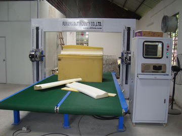 6KW الحزام الناقل جدول مرن من مادة البولي يوريثين تتأرجح شفرة قطع 1800KG آلة