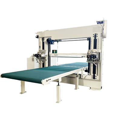شفرة مزدوجة تتأرجح CNC آلة قطع الكنتور PU الإسفنج الرغوي
