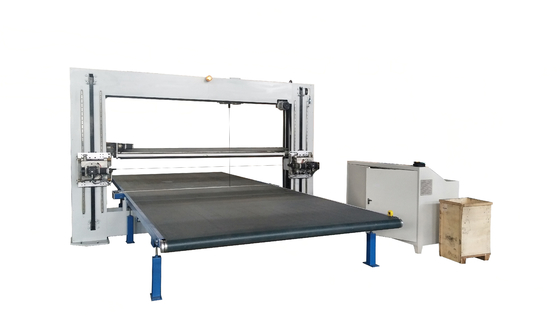 CNC آلة قطع الإسفنج الأفقي رغوة PU تتأرجح شفرة التلقائي 6kw
