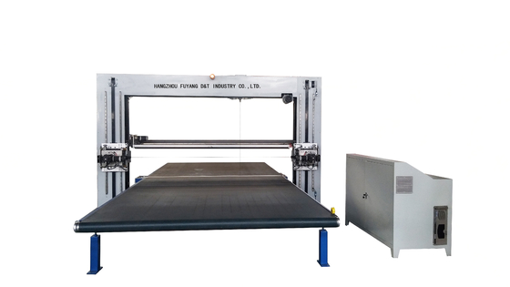 CNC آلة قطع الإسفنج الأفقي رغوة PU تتأرجح شفرة التلقائي 6kw