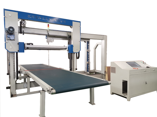 CNC آلة قطع الإسفنج الأفقي رغوة PU تتأرجح شفرة التلقائي 6kw