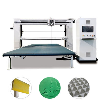 CNC مزدوج التذبذب شفرة قطاع رغوة للدقة العالية والكفاءة في قطع 2D و 3D أشكال الإسفنج مع CE