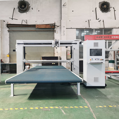 الصين بيع الساخن CNC تذبذب مزدوج الشفرة قطاع آلة رغوة لقطع شكل إسفنجة مرنة ناعمة
