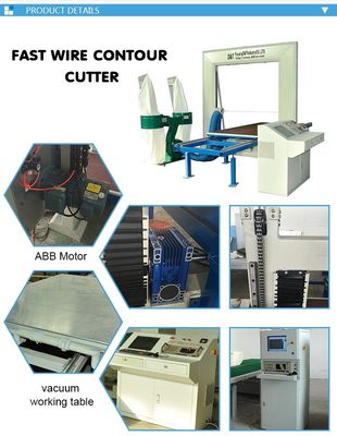 آلة قطع الرغوة PU المحوسبة الرقمية CNC لـ PU EPS جامدة