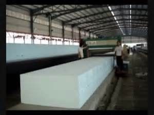 خط إنتاج الإسفنج لإنتاج الإسفنجات الآلي بالكامل و 4m x 3.2m x 3.2m مخزون المزج 17.5m x 2.4m x 1.2m نفق التجفيف 16.9m